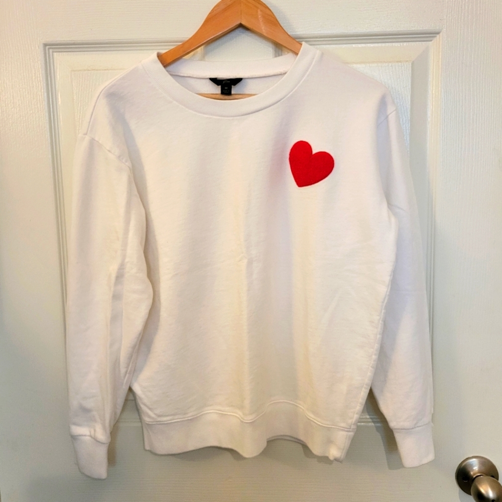 J. Crew womens embroidered sweatshirt